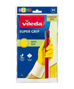 Vileda Super Grip guminės buitinės pirštinės (Įvairios)