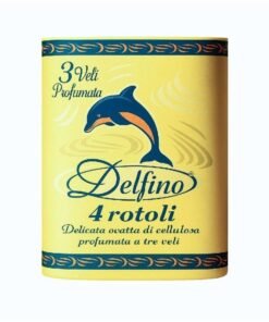 Delfino parfumuotas tualetinis popierius, 3 sluoksnių, 4 rulonai