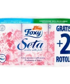 Foxy Seta tualetinis popierius, 2 sluoksnių, 6 rulonai