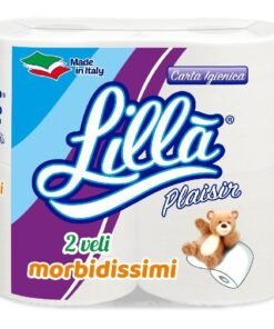 Lillà Plaisir tualetinis popierius, 2 sluoksnių, 4 rulonai