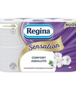 Regina Sensation Comfort Assoluto tualetinis popierius, 3 sluoksnių, 6 rulonai
