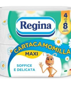 Regina Cartacamomilla Maxi tualetinis popierius, 3 sluoksnių, 4 rulonai