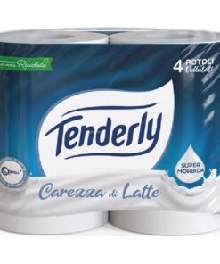Tenderly Carezza di Latte tualetinis popierius, 4 rulonai, 2 sluoksnių