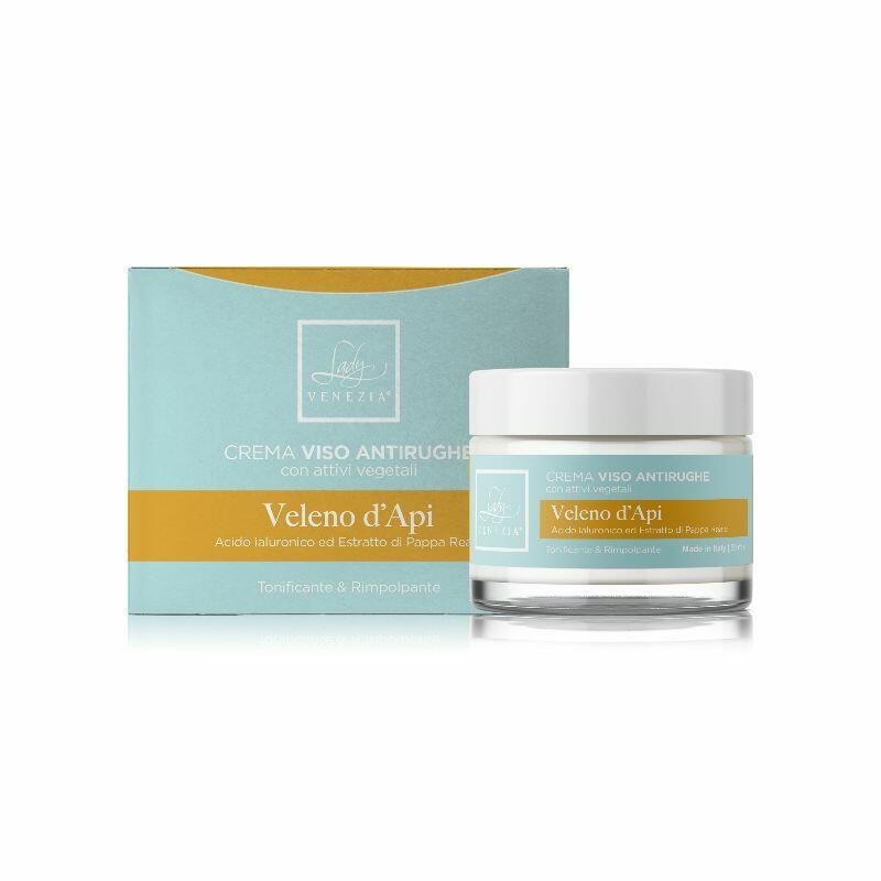 Lady Venezia veido kremas nuo raukšlių su bičių nuodais „Veleno d’Api“, 50 ml