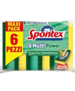 Spontex Multi Power indų plovimo kempinės, 6 vnt.