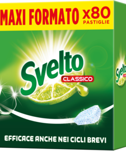 Svelto Classico indaplovės tabletės, 80 vnt.