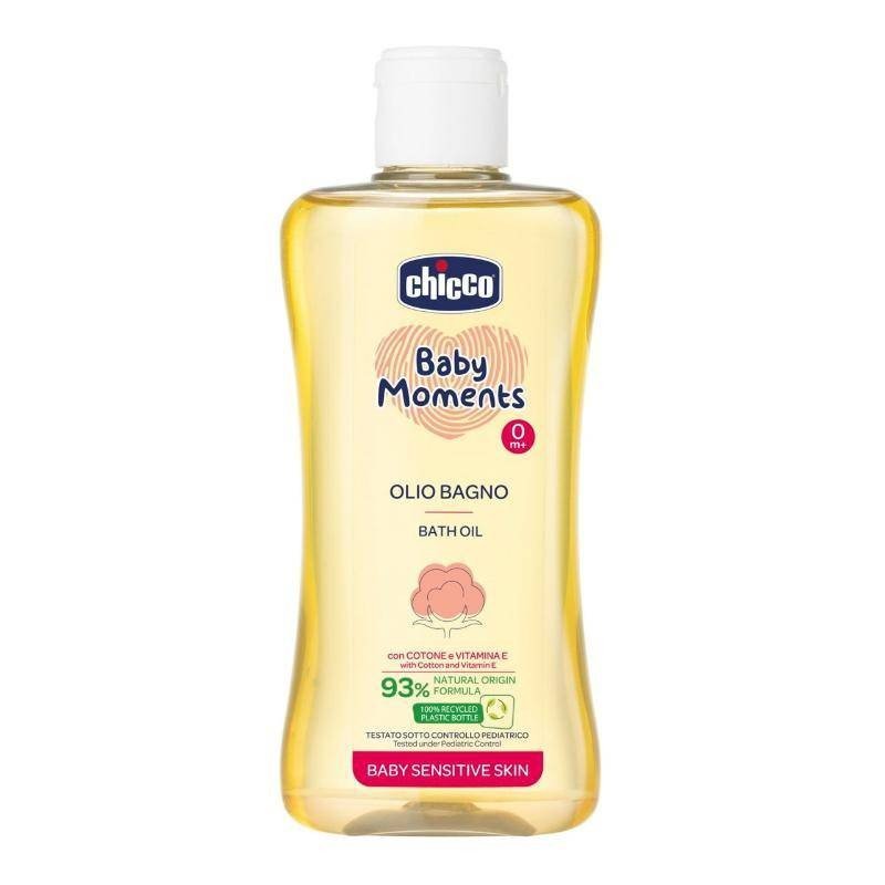 Chicco Baby Moments vonios aliejus, 200 ml
