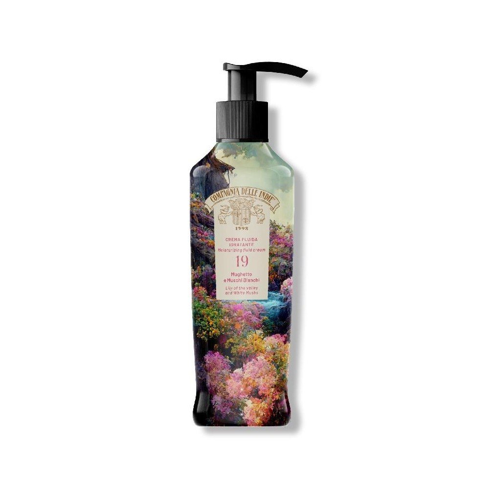 Compagnia Delle Indie „Mughetto e Muschi Bianchi“ drėkinamasis kūno kremas, 250 ml
