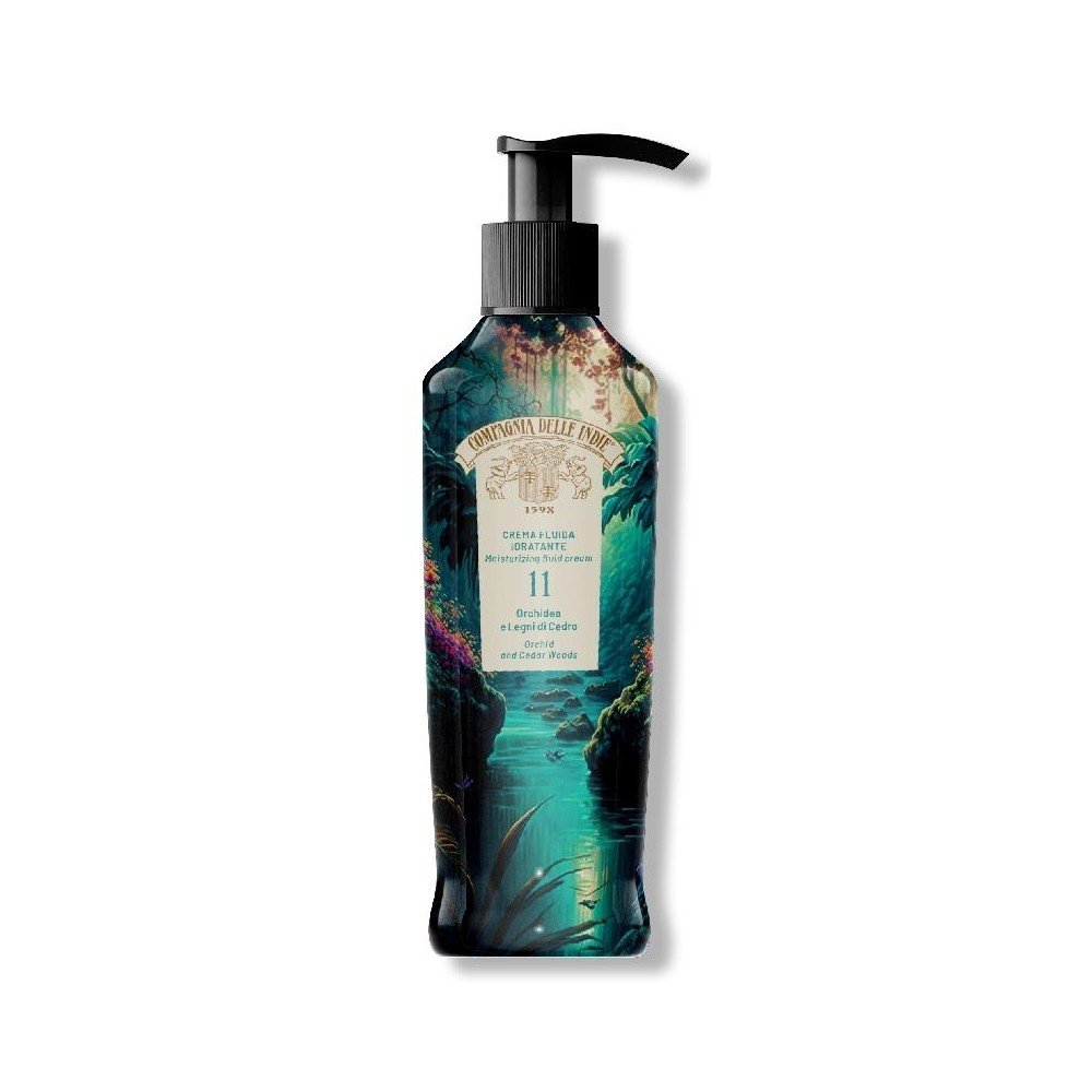 Compagnia Delle Indie „Orchidea e Legni di Cedro“ drėkinamasis kūno kremas, 250 ml