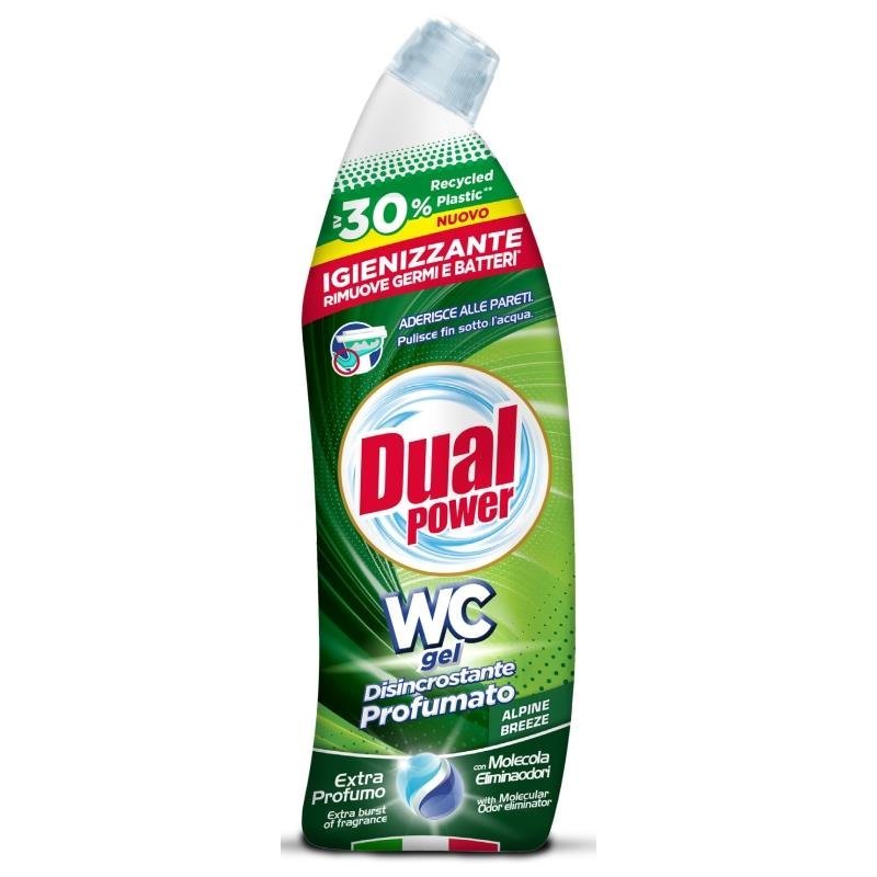 Dual Power WC Gel „Alpine Breeze“ su kvapu, 700 ml