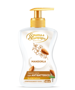 Spuma di Sciampagna mandorlinis skystas muilas su antibakteriniu poveikiu, 400 ml
