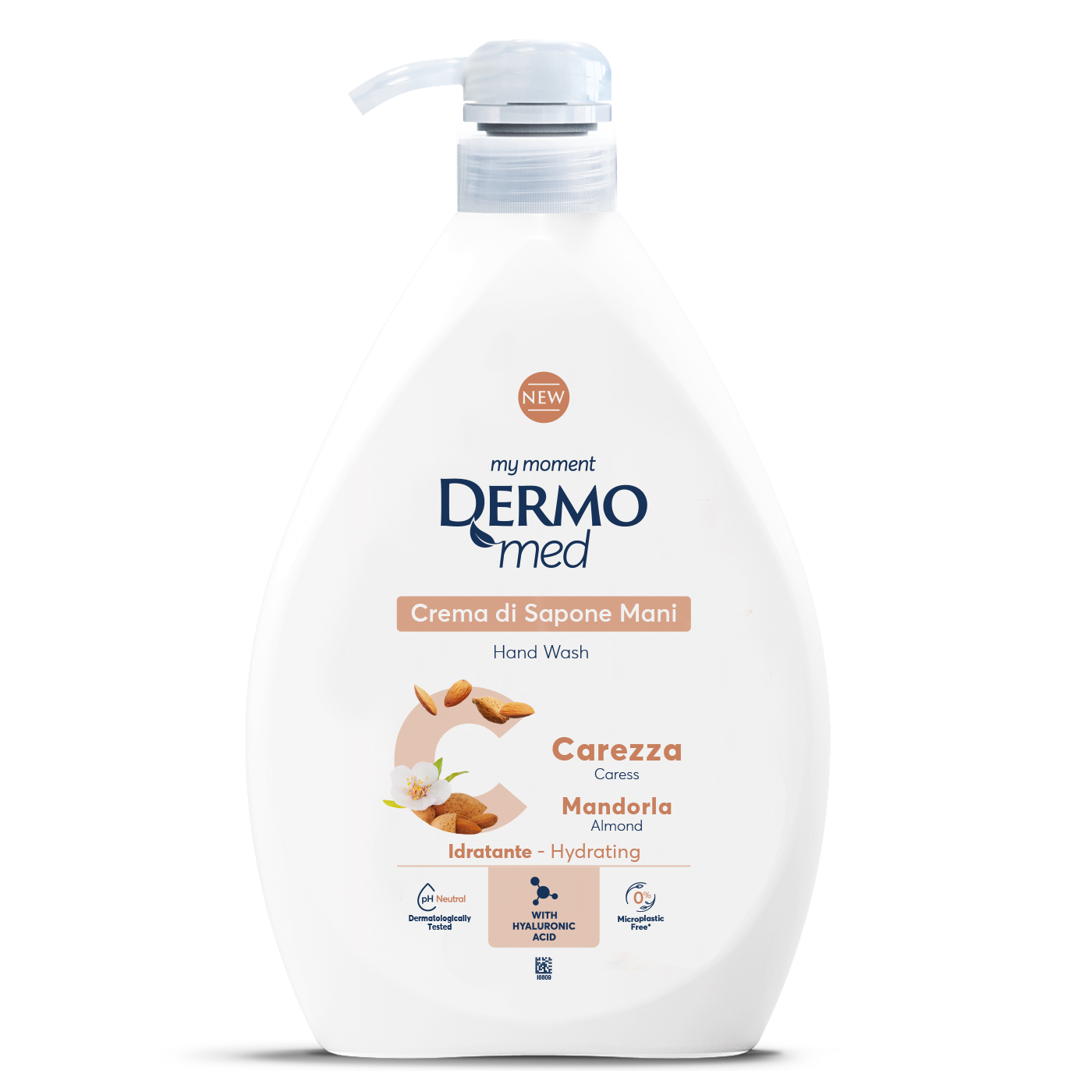 Dermomed migdolų kremas muilas rankoms, 1000 ml
