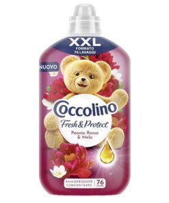 Minkštiklis Coccolino Fresh & Protect Peonia Rossa & Mela, 1,750 ml (76 skalbimai)