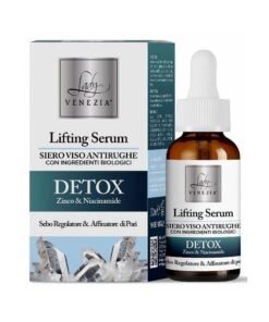 Lady Venezia veido serumas DETOX su cinku ir niacinamidu, 30 ml