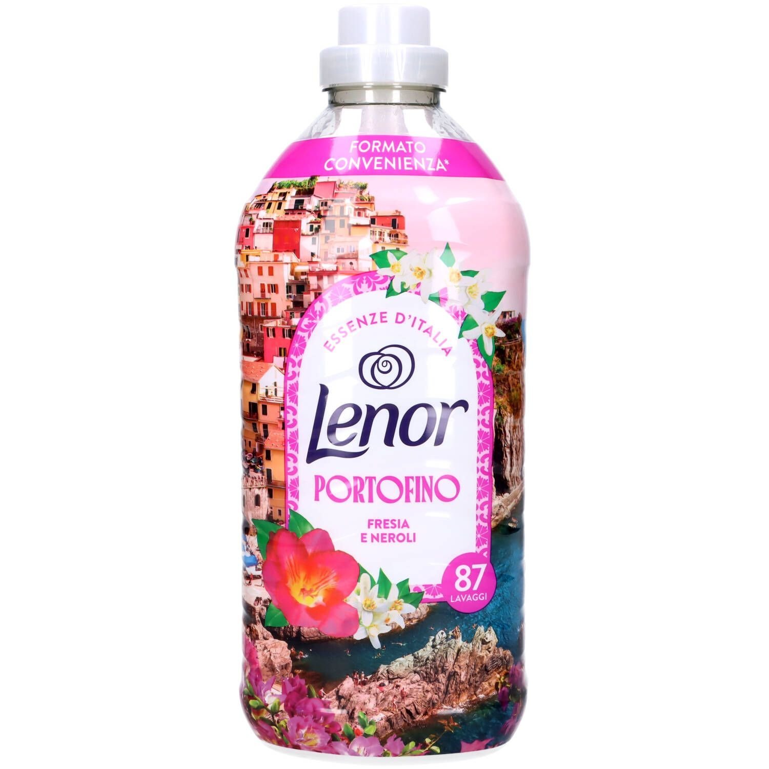 Minkštiklis Lenor Portofino Fresia e Neroli, 1827 ml (87 skalbimams)