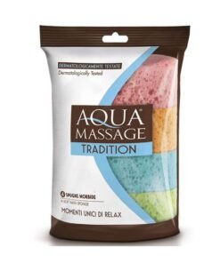 Minkštų kūno kempinėlių rinkinys Aqua Massage (4 vnt.)