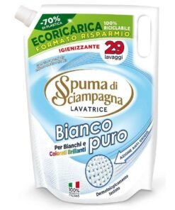 Spuma di Sciampagna skalbimo priemonė baltiems ir spalvotiems audiniams