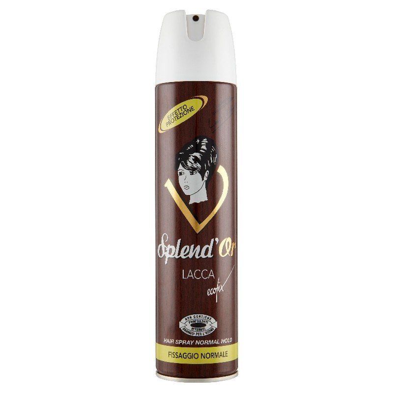Splend'Or normalios fiksacijos plaukų lakas, 400 ml