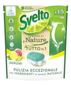 Svelto indaplovių tabletės Citrus Nature All-in-1, 15 vnt.