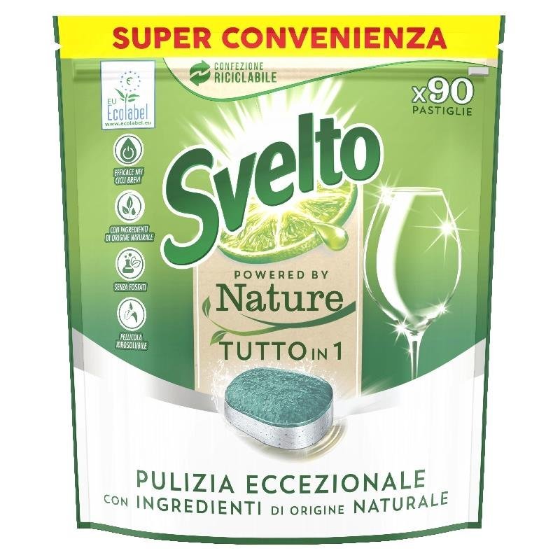 Svelto indaplovių tabletės Nature All-in-1, 90 vnt.