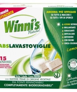 Winni's indaplovių tabletės Lemon, 15 vnt.