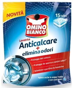 Omino Bianco Hygiene tabletės nuo kalkių skalbimo mašinai, 15 vnt.
