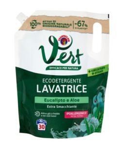 Chanteclair Vert Lavatrice „Eucalipto e Aloe“ ekologiškas skystas skalbiklis, 1200 ml, 30 skalbimų