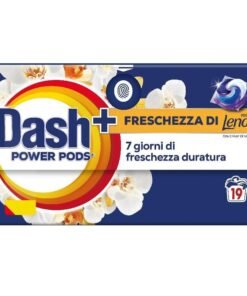 Dash Power Pods skalbimo kapsulės su Lenor Gold aromatu, 19 vnt.