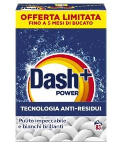 Dash Power skalbimo milteliai, 83 skalbimai