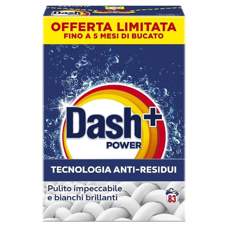 Dash Power skalbimo milteliai, 83 skalbimai