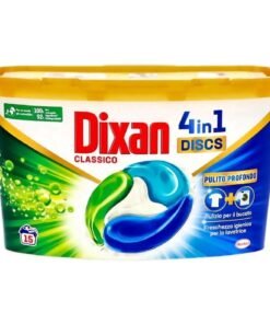 Dixan 4in1 Discs Classico kapsulės skalbimui, 15 vnt.