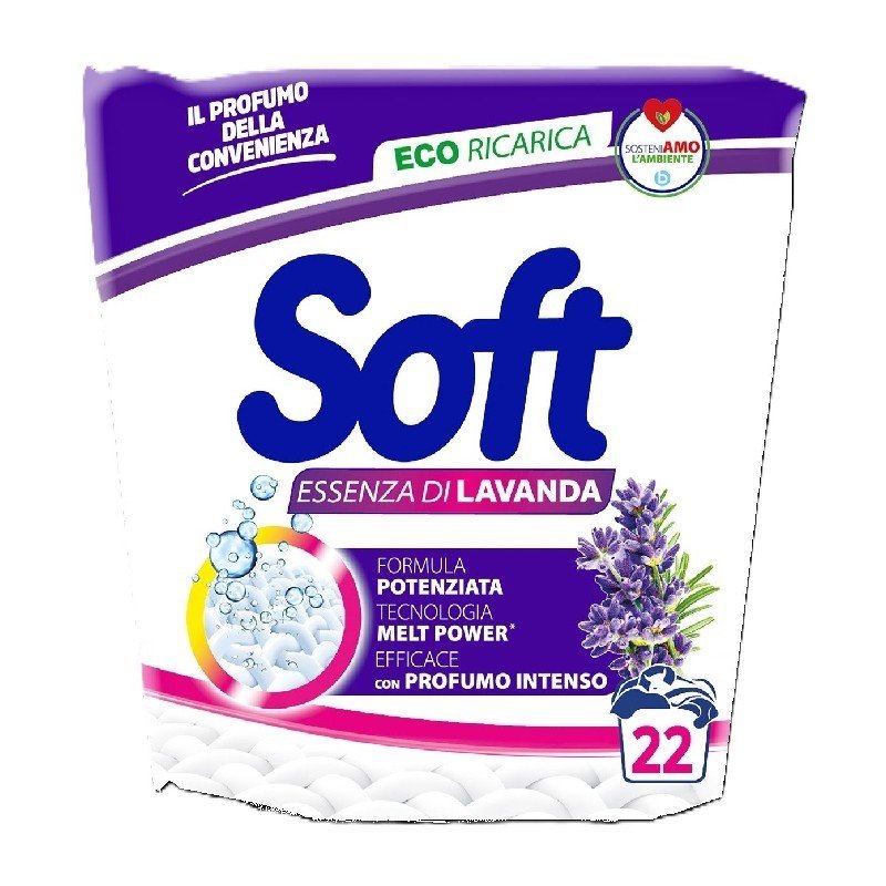 Soft skalbimo milteliai Lavanda, 22 skalbimai