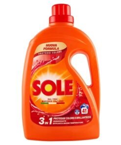 Sole skalbimo skystis spalvotiems audiniams 3in1, 41 skalbimai