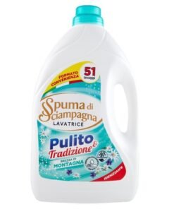 Spuma di Sciampagna skalbimo skystis Pulito & Tradizione Brezza di Montagna, 51 skalbimai