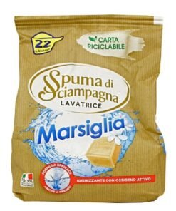Spuma di Sciampagna skalbimo milteliai Marsiglia, 22 skalbimai