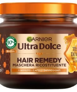 Garnier Ultra Dolce Hair Remedy plaukų kaukė su medumi, 340 ml