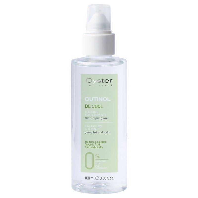 Oyster Cutinol Be Cool balansuojantis losjonas riebiai galvos odai, 100 ml