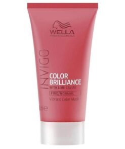 Wella Invigo Color Brilliance plaukų kaukė ploniems ir normaliems dažytiems plaukams, 30 ml