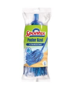 Spontex Poder Azul atsarginė grindų šluota su mikropluoštu