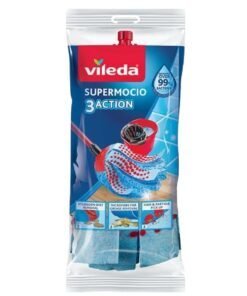 Vileda SuperMocio 3Action atsarginė grindų šluota (Classic Replacement Mop)