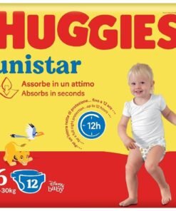 Alternative view of Huggies Unistar kūdikių sauskelnės (įvairios)