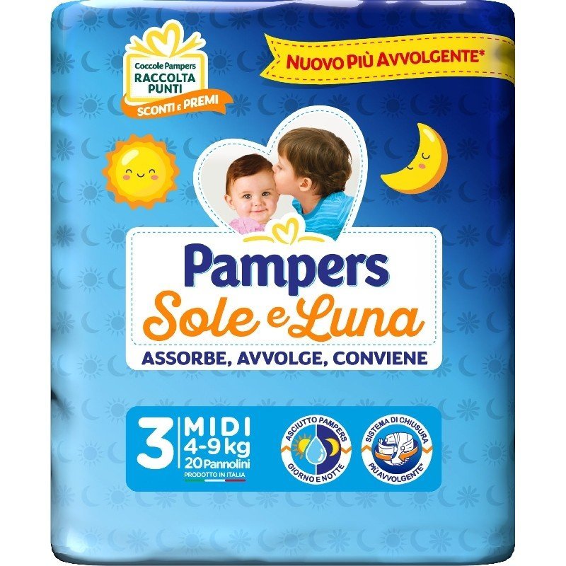 Pampers Sole e Luna kūdikių sauskelnės (įvairios) - Image 5