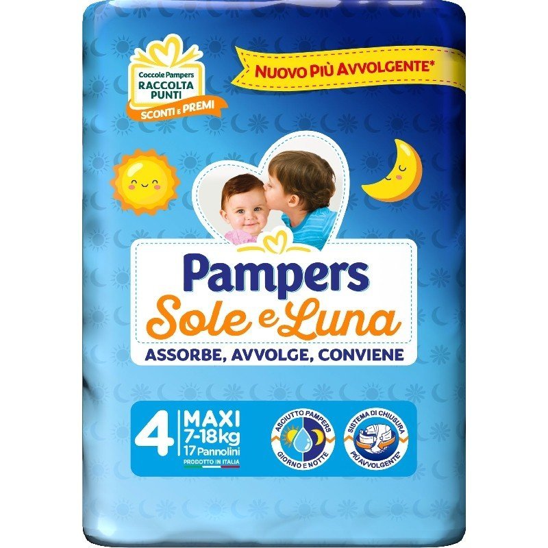 Pampers Sole e Luna kūdikių sauskelnės (įvairios)