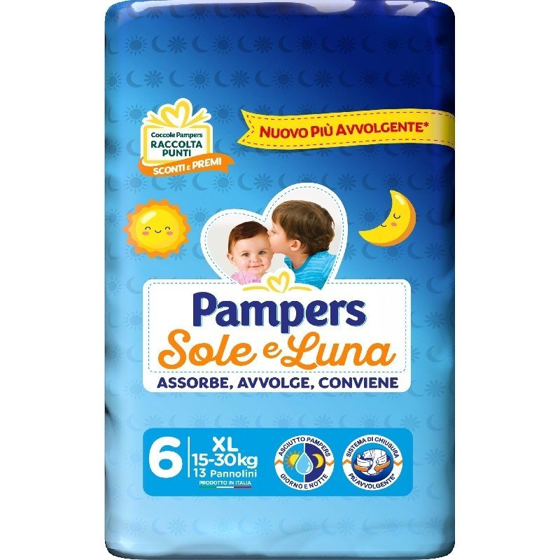 Pampers Sole e Luna kūdikių sauskelnės (įvairios) - Image 2