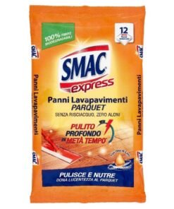 Smac Express drėgnos grindų šluostės parketui, 12 vnt.