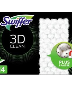 Swiffer 3D Clean dulkių surinkimo šluostės, 14 vnt.