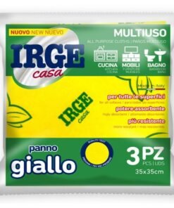 IRGE Casa geltonos universalios šluostės, 3 vnt., 35 × 35 cm