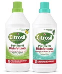 Citrosil Pavimenti Disinfettante grindų dezinfekuojantis valiklis, 900 ml (citrina / eukaliptas)
