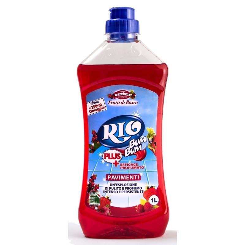 Rio Bum Bum Plus Frutti di Bosco grindų valiklis, 1000 ml
