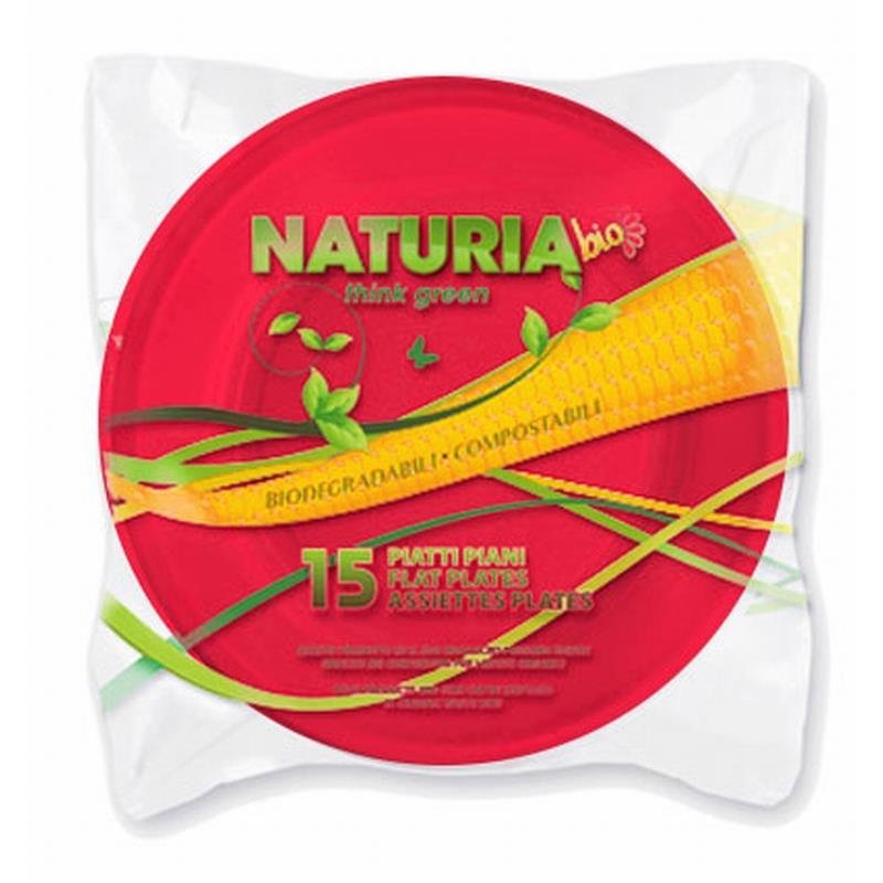 Naturia Bio vienkartinės lėkštės (įvairios)
